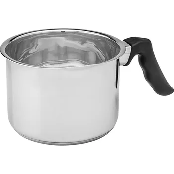 Hrnec NEREZOVÝ HRNEC NA MLÉKO MARIO S VÝLEVKOU 12CM 900ML