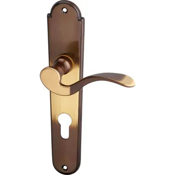 Dveřní kování ACT SERVIS ACT - Kampa Provedení: PZ (vložkový zámek), Povrch: Bronz, Rozteč: 90 mm