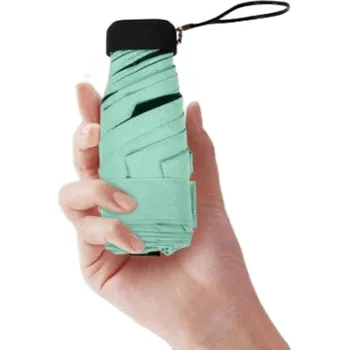 Deštník Skládací mini deštník D8515 Mint 16cm