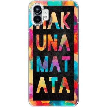 Pouzdro na mobilní telefon Odolné silikonové pouzdro iSaprio - Hakuna Matata 01 - Nothing Phone (1)