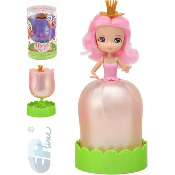 Panenka EP line Floraly Girls květinová víla 8cm voňavá panenka v sukýnce 6 druhů