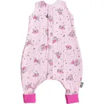 Kaarsgaren Letní spací pytel s nohavicemi bambus růžové víly Vel. 60 cm