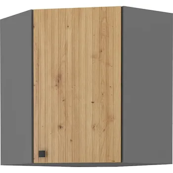 Kuchyňská linka Horní skříňka rohová 60x60 GN-72 1F (45°) AVA antracit/artisan MDF