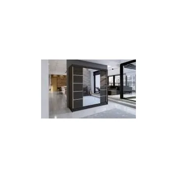 Šatní skříň FALCO Skříň Talin V čokoládová