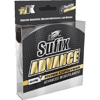 Rybářský vlasec Vlasec Sufix Advance 600m Čirá 0,33mm/9,6kg