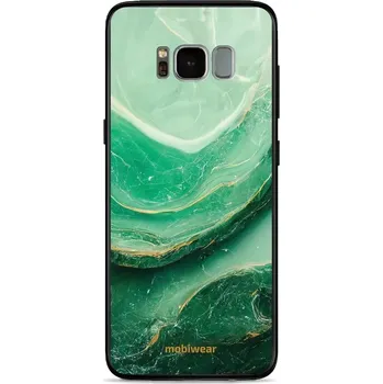 Pouzdro na mobilní telefon Lesklý kryt Mobiwear Glossy - Samsung Galaxy S8 - G023G - Zelený mramor (Prémiové lesklé pouzdro, obal, kryt Mobiwear Glossy na mobil Samsung Galaxy S8 - G023G - Zelený mramor, materiál Plast + TPU silikon - krytí po všech stranách, neošoupatelný potisk,)