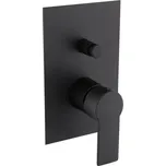 baterie SAT B-Way vanová včetně podomítkového tělesa černá matná SATBSBW215