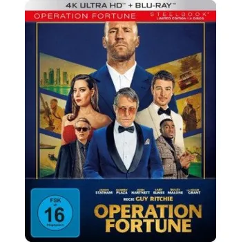Blu-ray film Operation Fortune, 1 4K UHD-Blu-ray + 1 Blu-ray ( SteelBook) – Guy Ritchie,Jason Statham,Hugh Grant,Josh Hartnett (DE)