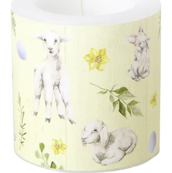 Svíčka Malá svíčka 7.5x7.5 cm LAMMY AND FRIENDS yellow, IHR ▪ Kč 200 ️ - Luxurytable.cz IHR