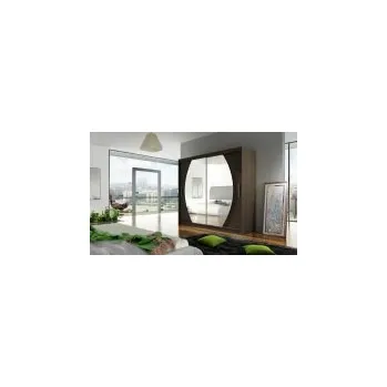 Šatní skříň FALCO Skříň Bega IV čokoládová