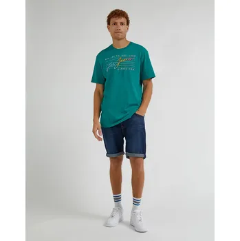 Pánské kraťasy Pánské jeans kraťasy LEE Rider Darklands L73FHVB70 Velikost: W29