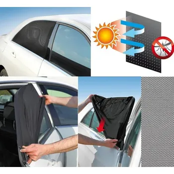 Stínítko do auta Univerzální clony / moskytiéra na boční okna 2ks