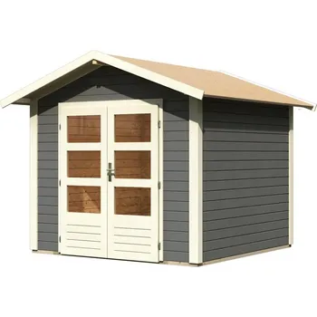 Zahradní domek LANIT PLAST Dřevěný domek KARIBU TALKAU 4 (83337) terragrau LG1774