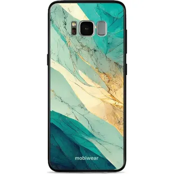 Pouzdro na mobilní telefon Lesklý kryt Mobiwear Glossy - Samsung Galaxy S8 - G024G - Zlatavý a zelenkavý mramor (Prémiové lesklé pouzdro, obal, kryt Mobiwear Glossy na mobil Samsung Galaxy S8 - G024G - Zlatavý a zelenkavý mramor, materiál Plast + TPU silikon - krytí po všech)