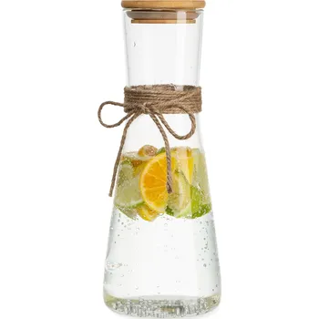 Klarstein Skleněná karafa s bambusovým víkem (10038230)