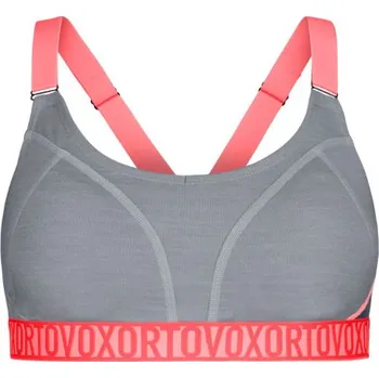 Dámské termo spodní prádlo Dámská funkční podprsenka Ortovox 150 ESSENTIAL SPORTS TOP - světle šedá XS