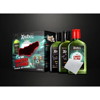 Whisky Ardbeg Monster Pack (3x0,2l) v dárkové krabičce