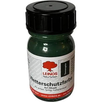 Olej na dřevo LEINOS 850.400 - Venkovní olejová barva - Jedlově zelená 30ml LEINOS L-850.400 PROBE30
