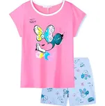 DÍVČÍ PYŽAMO-LETNÍ KOMPLET Velikost: 98, Barva: Růžová