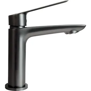 Vodovodní baterie Umyvadlová baterie SLEEK s odpadem CLICK-CLACK matné rhodium 9910RM