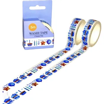 Lepicí páska AKN Washi páska - Narozeniny kluk (5m)