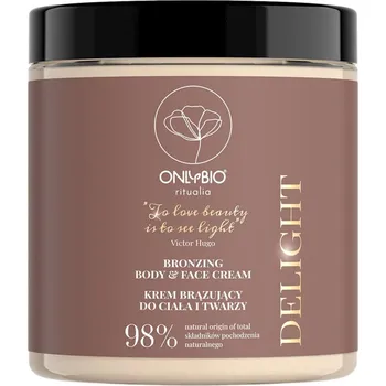Tělový krém ONLYBIO - BIO BRONZUJÍCÍ KRÉM NA TĚLO A OBLIČEJ 250 ML!