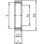 Matice převlečná-DIN 11851-leštěná-1.4404: DN 40