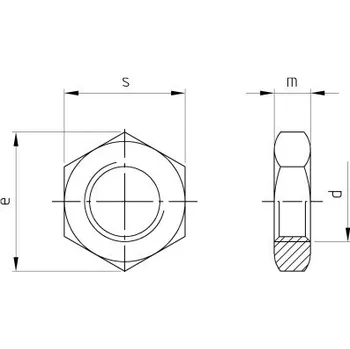 Matice Nerezová matice DIN 936 A2 M 10
