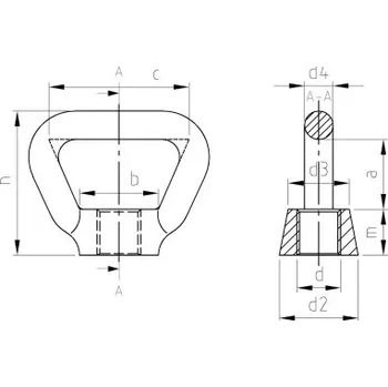Matice DIN 80704 A4 M 20