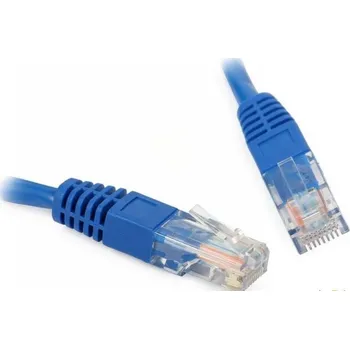 Síťový kabel Gembird PP6-1M/B Patch RJ45 , cat. 6, FTP, 1m, modrý