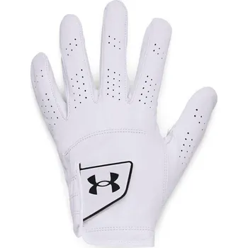 Golfové rukavice Under Armour Spieth Tour Golf Glove pánská golfová rukavice bílá, pravá (pro leváky), ML