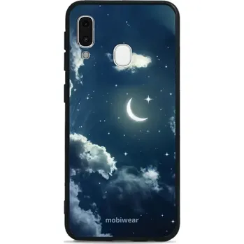 Pouzdro na mobilní telefon Lesklý kryt Mobiwear Glossy - Samsung Galaxy A20e - G048G - Noční obloha (Prémiové lesklé pouzdro, obal, kryt Mobiwear Glossy na mobil Samsung Galaxy A20e - G048G - Noční obloha, materiál Plast + TPU silikon - krytí po všech stranách, neošoupatelný potisk