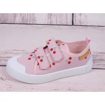 Dívčí tenisky D.D.step Plátěnky tenisky D.D. step CSG-369 sv. růžové s třešněmi velikost: 20