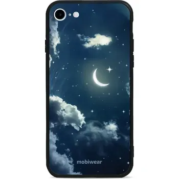 Pouzdro na mobilní telefon Lesklý kryt Mobiwear Glossy - Apple iPhone SE 2022 - G048G - Noční obloha (Prémiové lesklé pouzdro, obal, kryt Mobiwear Glossy na mobil Apple iPhone SE 2022 - G048G - Noční obloha, materiál Plast + TPU silikon - krytí po všech stranách, neošoupatelný)