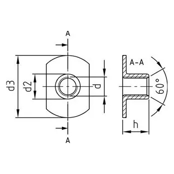 Matice Art. 9060 A2 M 8 d 22 / h 8,5