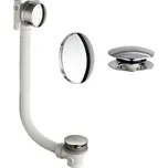 MODEL U1 vanová souprava s napouštěním, Click Clack, délka 900mm, zátka 72mm, chrom