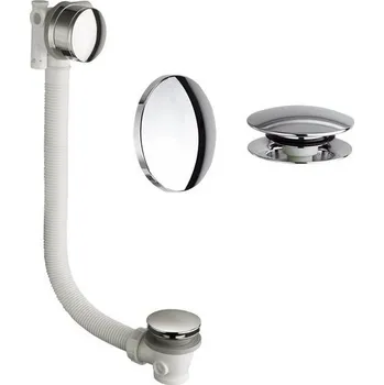 Sifon Silfra MODEL U1 vanová souprava s napouštěním, Click Clack, délka 900mm, zátka 72mm, chrom