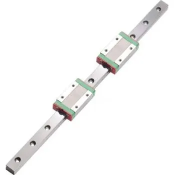 Vývojová deska Kolejnice lineárního vedení se dvěma vozíky MGN12 - Délka 750 mm