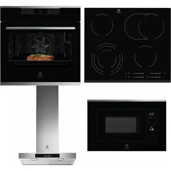 Set domácích spotřebičů ELECTROLUX KOEBP39X + ELECTROLUX EHF6547FXK + ELECTROLUX LFT426X + ELECTROLUX LMS2203EMX