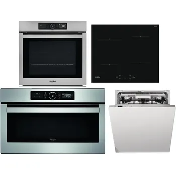 Set domácích spotřebičů WHIRLPOOL AKZ9 9480 IX + WHIRLPOOL WS Q2760 BF + WHIRLPOOL ABSOLUTE AMW 730 IX + WHIRLPOOL WIO 3T133 PLE