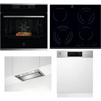 Set domácích spotřebičů ELECTROLUX KOEBP39X + ELECTROLUX EHF6343FOK + ELECTROLUX LFG716X + ELECTROLUX EEM48300IX