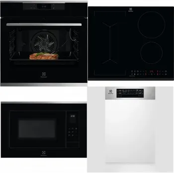 Set domácích spotřebičů ELECTROLUX KOEBP39X + ELECTROLUX LIV63431BK + ELECTROLUX LMS4253TMX + ELECTROLUX EEM43300IX