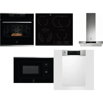 Set domácích spotřebičů ELECTROLUX KOEBP39X + ELECTROLUX EHF6547FXK + ELECTROLUX LFT426X + ELECTROLUX LMS2203EMX + ELECTROLUX EEM43300IX