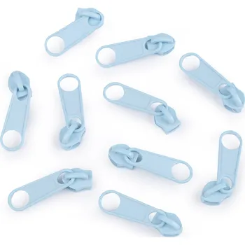 Zip Jezdec nearetační 5mm ledově modrý