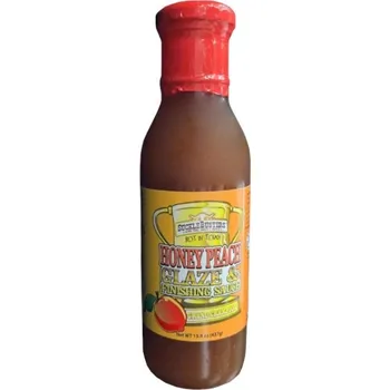 Omáčka BBQ grilovací omáčka Honey Peach glaze 437g Suckle Busters