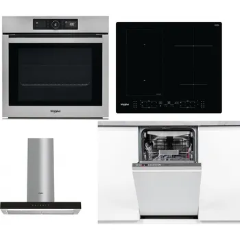 Set domácích spotřebičů WHIRLPOOL AKZ9 9480 IX + WHIRLPOOL WL B8160 NE + WHIRLPOOL WHBS 62F LT K + WHIRLPOOL WSIO 3O34 PFE X
