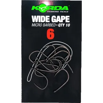 Rybářský háček Korda - Kaprový háček Wide Gape Velikost: 8
