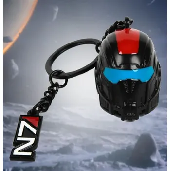 Mass Effect Keychain N7 Helmet - klíčenka