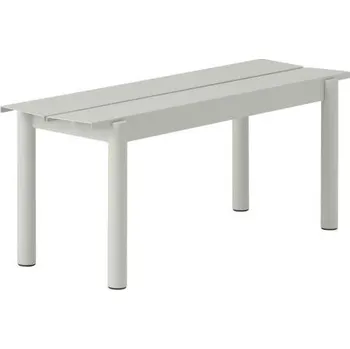 Zahradní lavice Muuto Lavice Linear Steel Bench 110 cm, grey