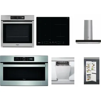 Set domácích spotřebičů WHIRLPOOL AKZ9 9480 IX + WHIRLPOOL WL B8160 NE + WHIRLPOOL WHBS 62F LT K + WHIRLPOOL ABSOLUTE AMW 730 IX + WHIRLPOOL WSIC 3M27 C + WHIRLPOOL ART 66112